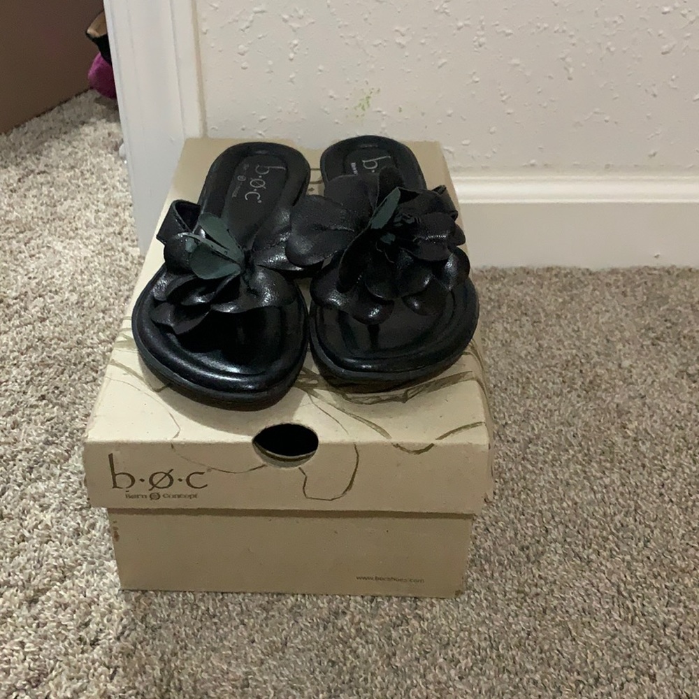 Black sandals